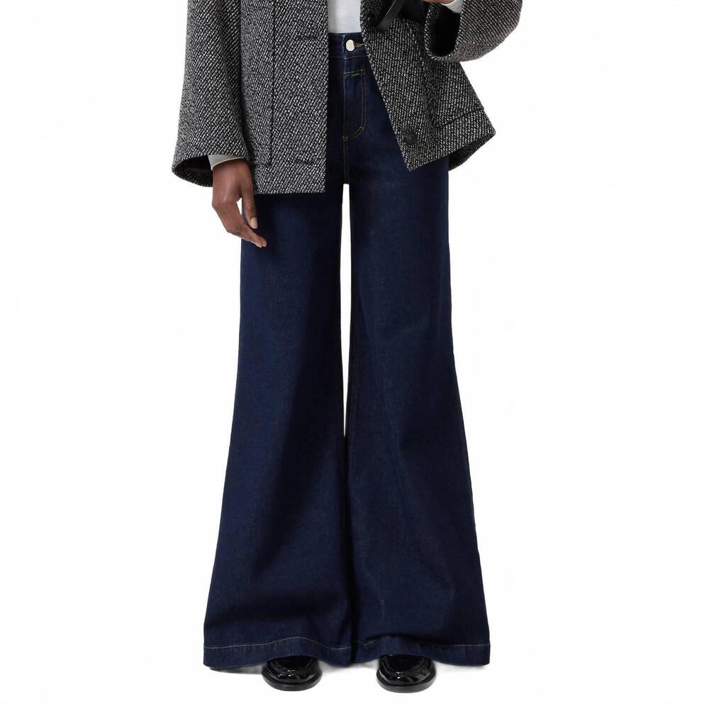 NEW CLOSED glow up wide leg jeans in dark blue